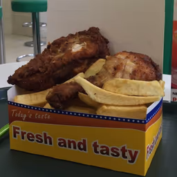 Snack Box (2 Piece of Chicken & Chips)