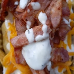 Bacon, Garlic, Cheese Chips