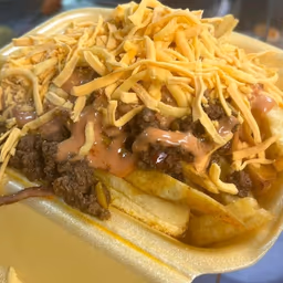 Taco Sauce & Cheese Chips Tray