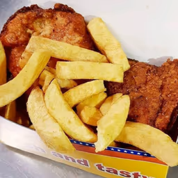 Dinner Box (3 Piece of Chicken & Chips)