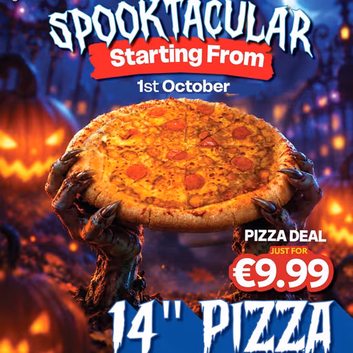 SPOOKTACULAR Pizza Deal! ððŧ