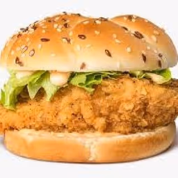 Chicken Fillet Burger Meal