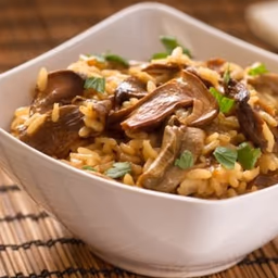 Mushroom Pulao